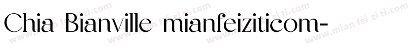 Chia Bianville mianfeiziticom字体转换